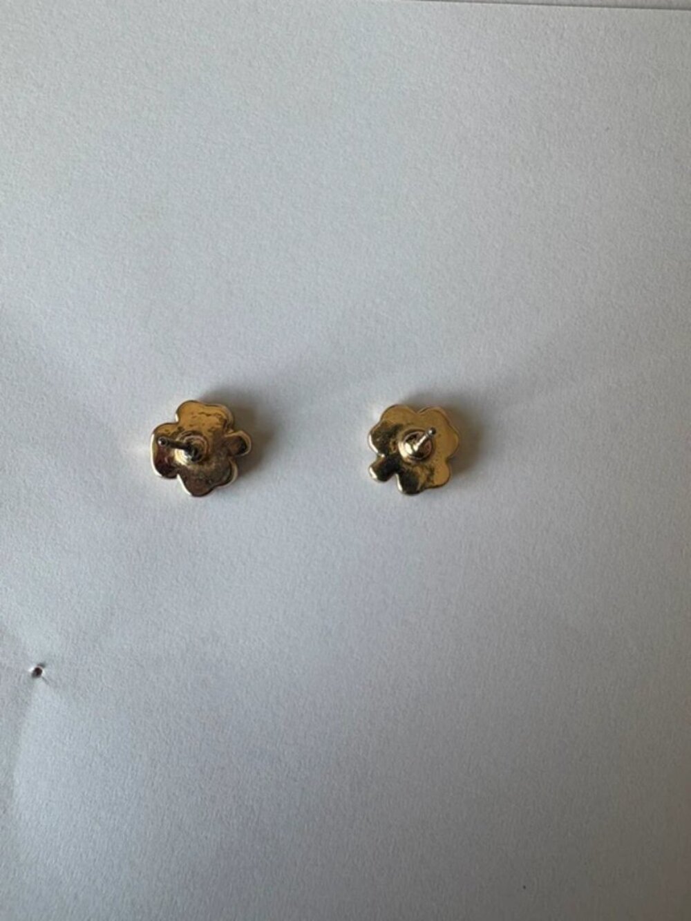 clover earring studs - Picture 3 of 3